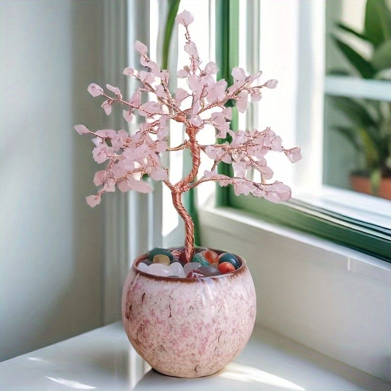 Crystal Tree Ceramic Ornament