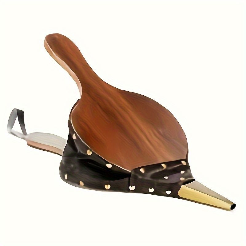 Wooden Manual BBQ Bellows 15 x 6.5 Inch Outdoor Blower