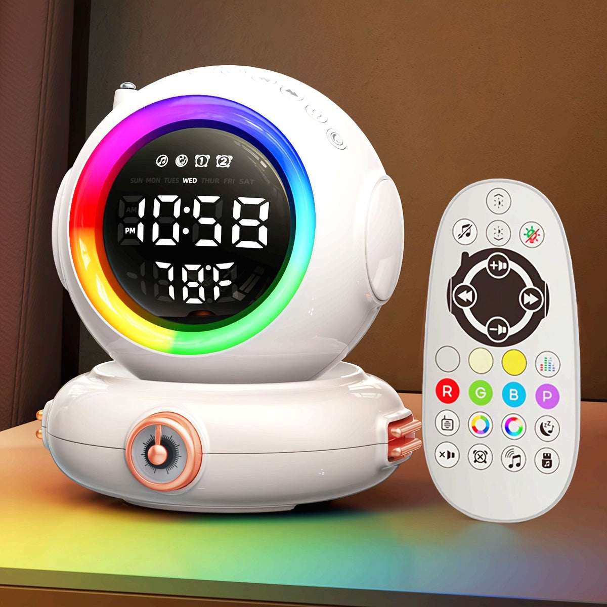 Wake Up Light Alarm Clock with FM Radio and Sunrise Simulation