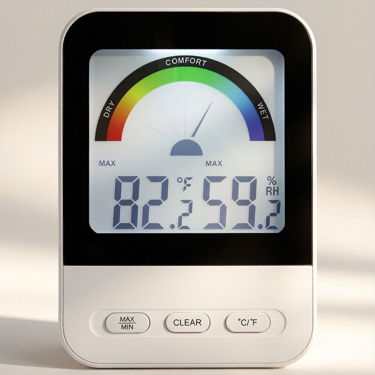 Digital Thermometer Hygrometer with Colorful Screen