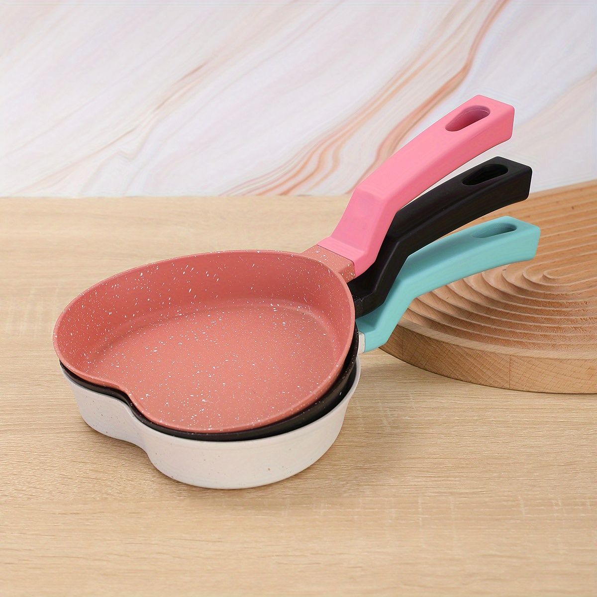 Heart Shaped Non Stick Egg Frying Pan