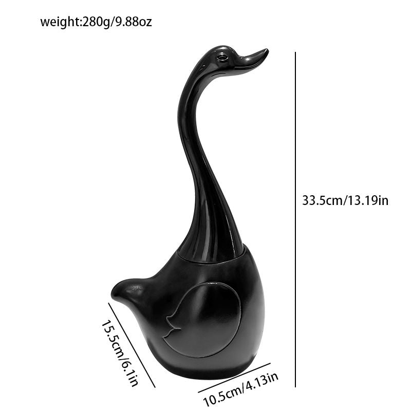 Swan Toilet Brush with Holder