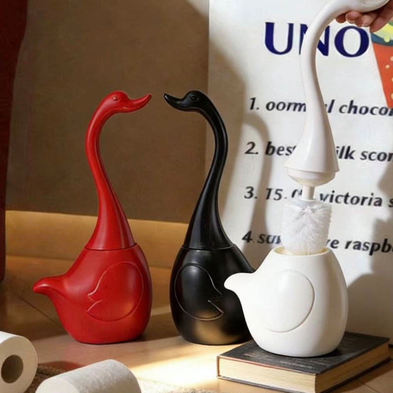 Swan Toilet Brush with Holder