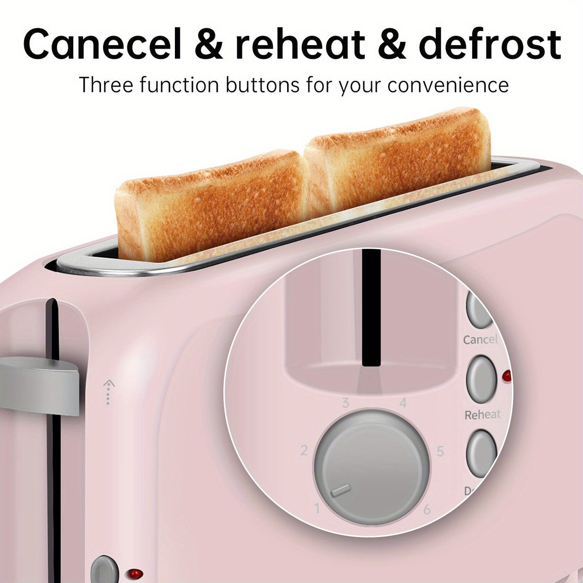 2-Slice Toaster with 6 Settings