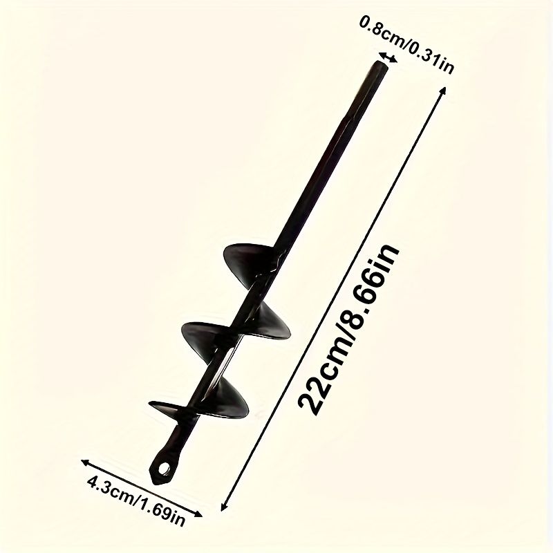 Auger Drill Bit Set 3/8 Inch Hex Shank for Planting