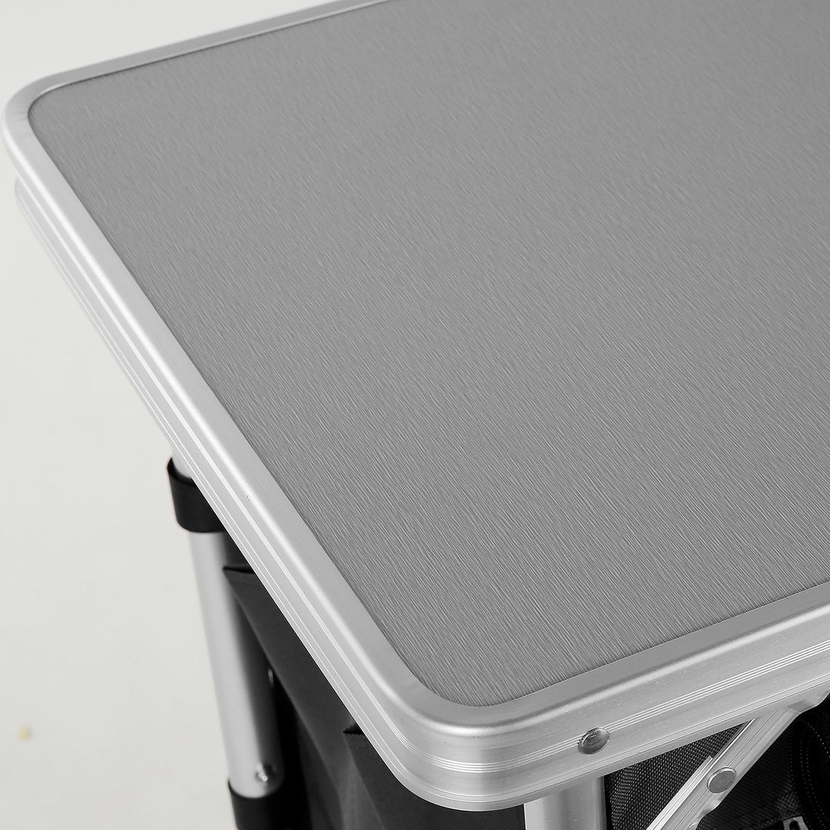 VEVOR Aluminum Folding Camping Table with Windscreen and Storage Bag