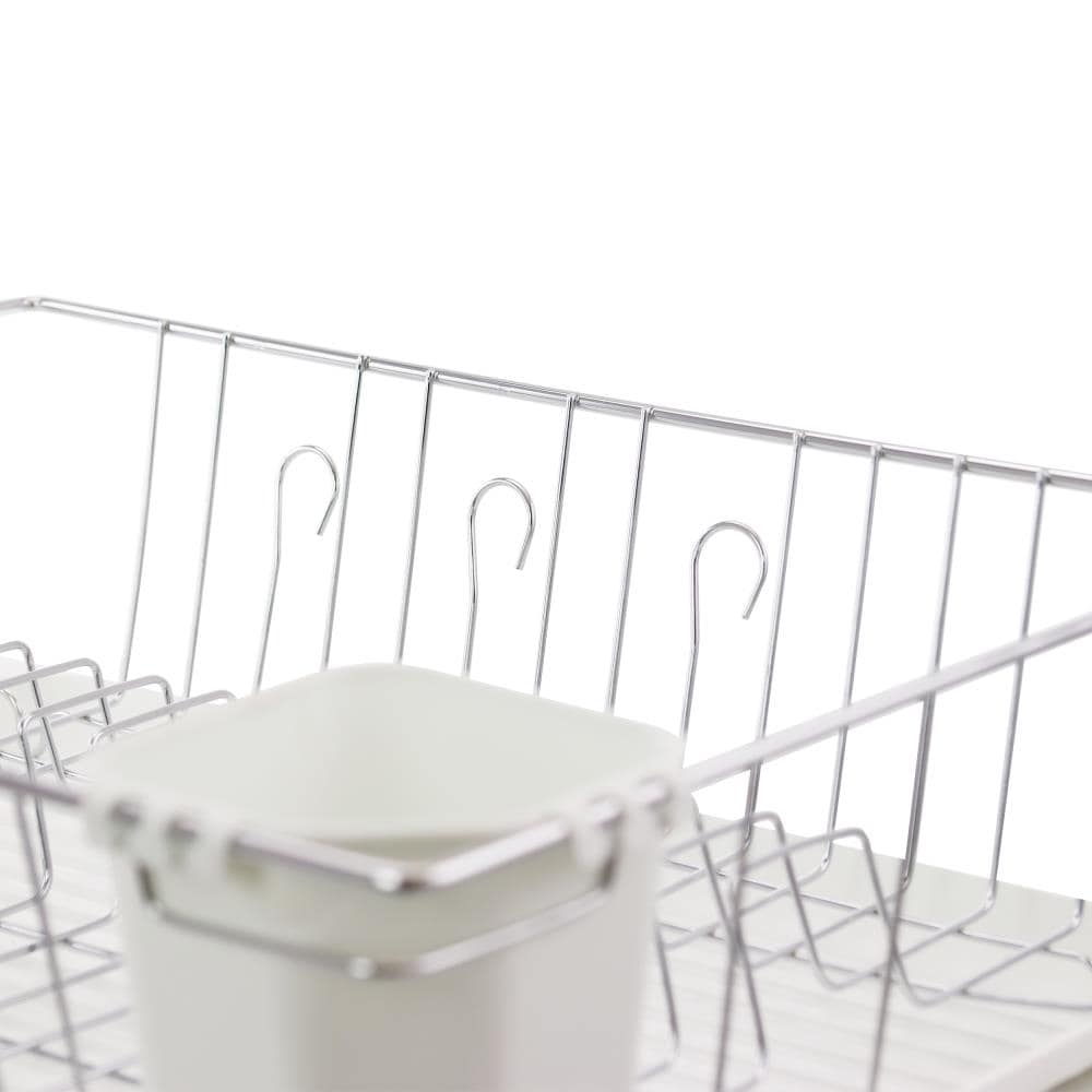 Better Chef Metal Dish Rack with Drip Tray