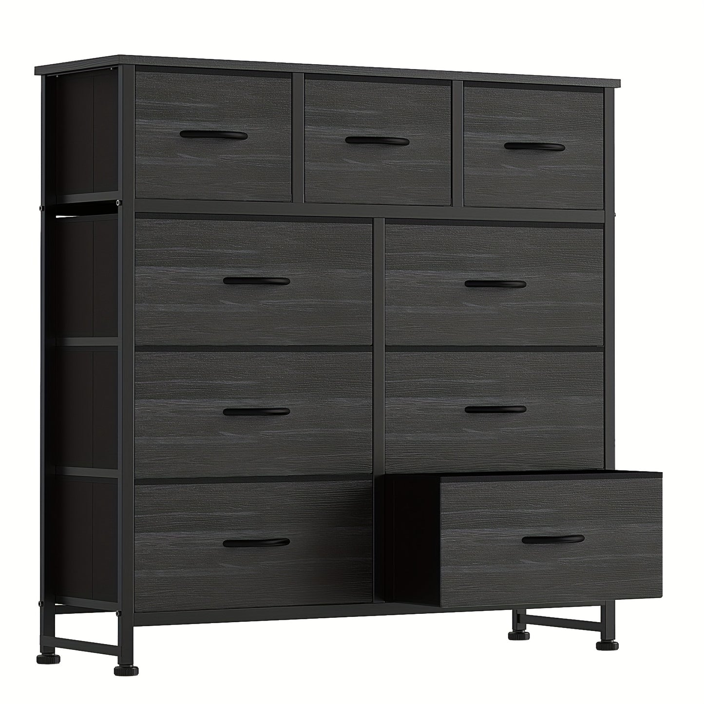 9-Drawer Fabric Dresser Storage Cabinet with Metal Frame