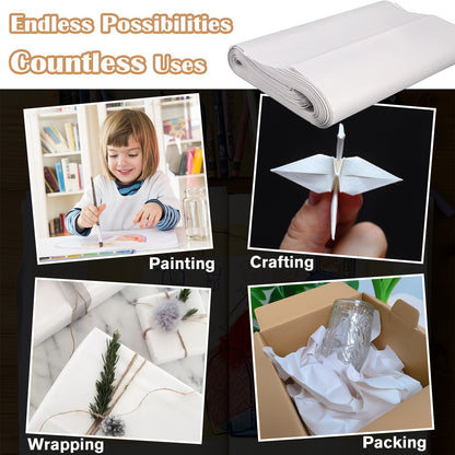 Heavy-Duty Packing Paper Sheets 27x15 inch – Unbleached, Tear-Resistant Wrapping Paper for Moving & Storage