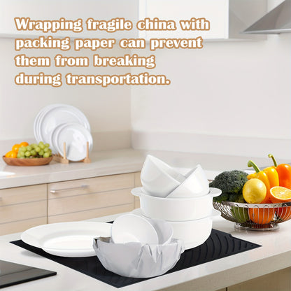 Heavy-Duty Packing Paper Sheets 27x15 inch – Unbleached, Tear-Resistant Wrapping Paper for Moving & Storage