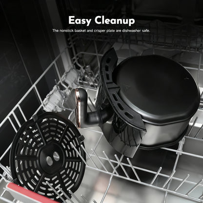 3.6QT Digital Air Fryer with Touch Screen – Oil-Free Healthy Cooking