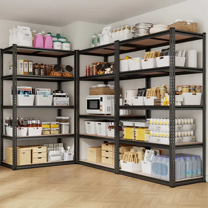 Heavy Duty Metal Storage Rack 5-Tier Adjustable Shelving Unit, Garage or Warehouse Organizer