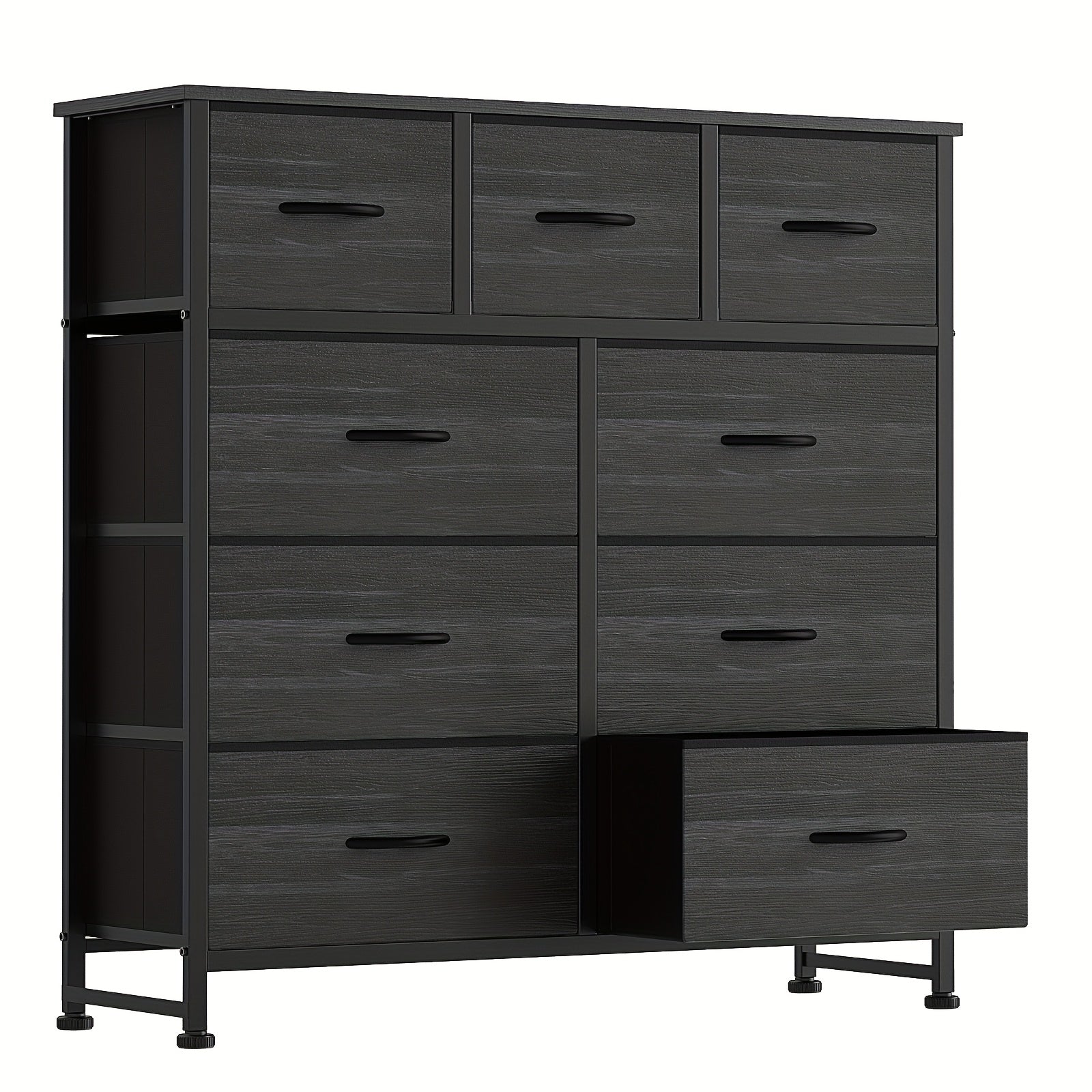9-Drawer Fabric Dresser Storage Cabinet with Metal Frame