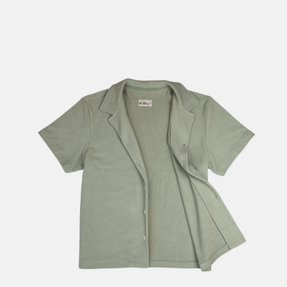 Sage Toweling Terry Cabana Shirt